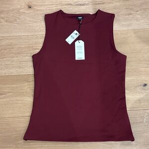 NEW! Express Burgundy Tank Top - Body Contour - Size Large